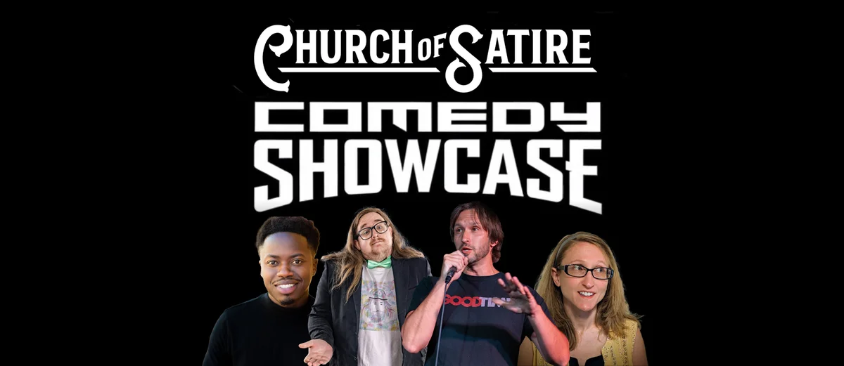 Poster for Church of Satire Comedy Showcase