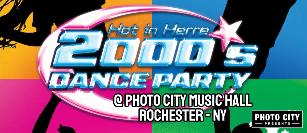 Poster for Hot in Herre, the biggest 2000s/Y2K party in the country!