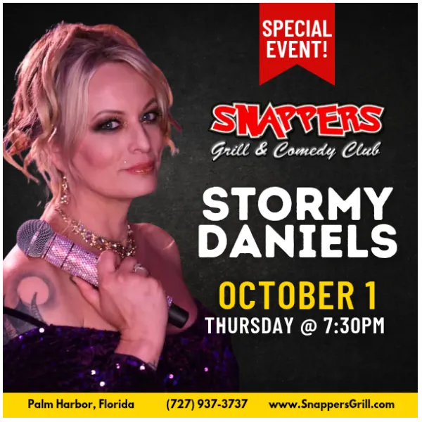 Poster for Stormy Daniels - Special Event Comedy