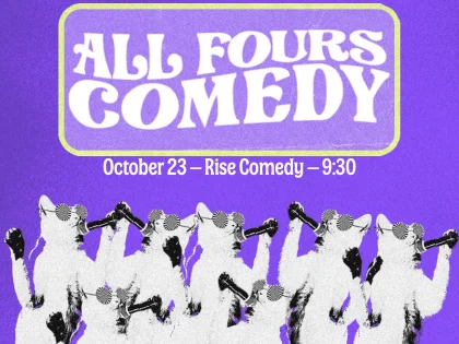 Poster for AllFours Comedy
