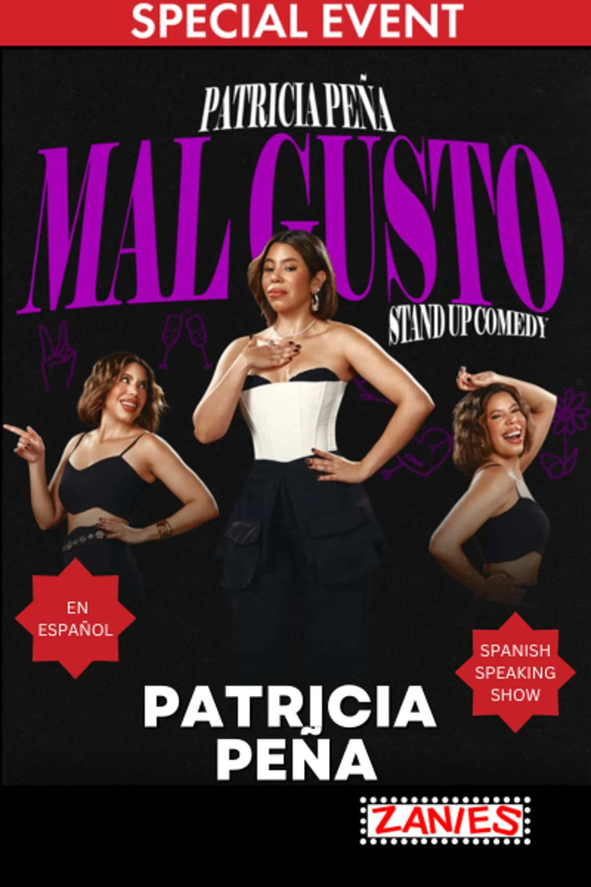 Poster for Patricia Peña (En Español) – Special Event