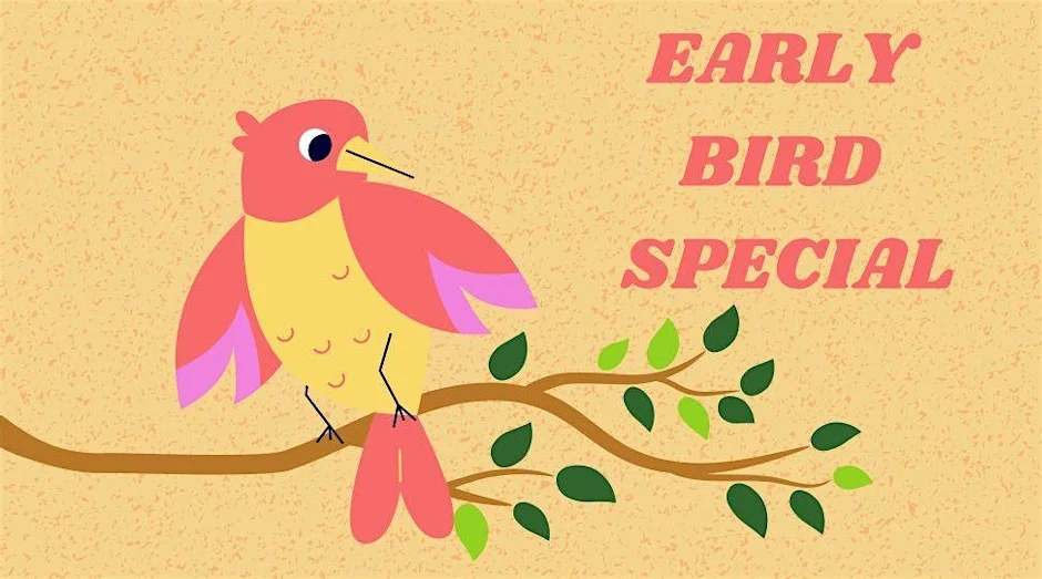 Poster for Early Bird Comedy Special!