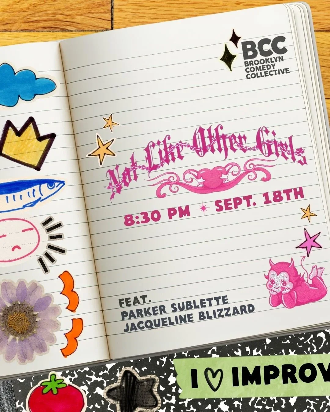 Poster for Not Like Other Girls Improv