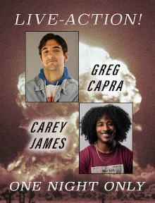 Poster for Room 861 at Goodnights: Greg Capra & Carey James
