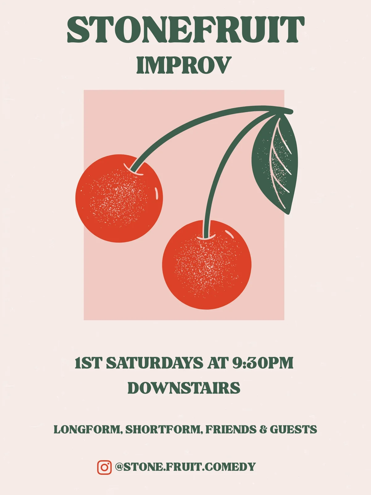 Poster for Stonefruit Comedy
