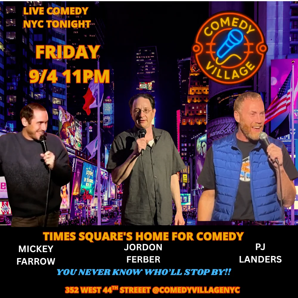 Poster for NYC Stand-Up | Fri, September 4th @11 PM