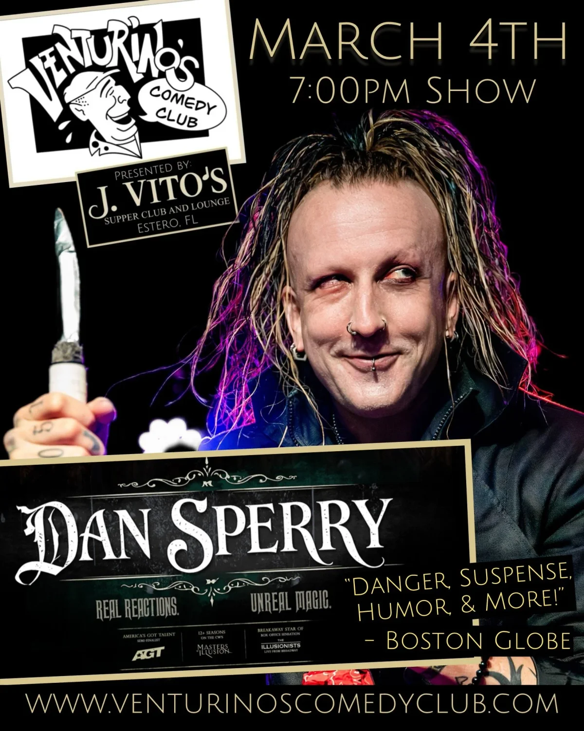 Poster for Dan Sperry - Shock Illusionist