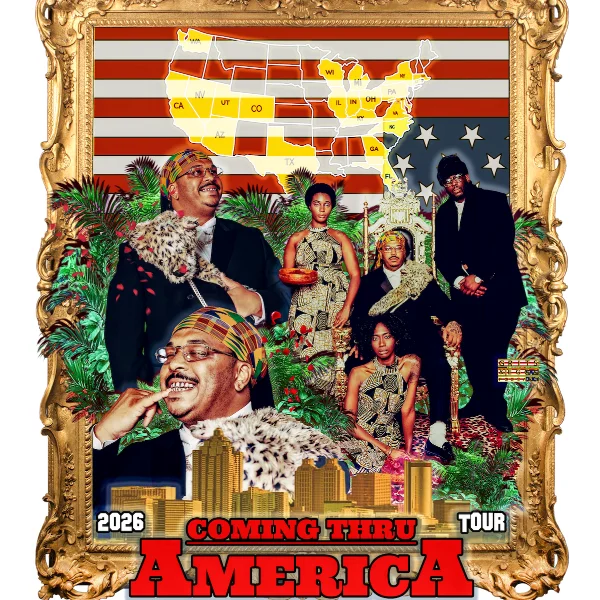 Poster for Grits & Eggs Podcast: Coming Thru America Tour