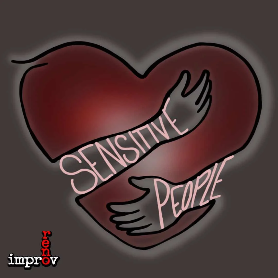 Poster for Sensitive People – Improv Show