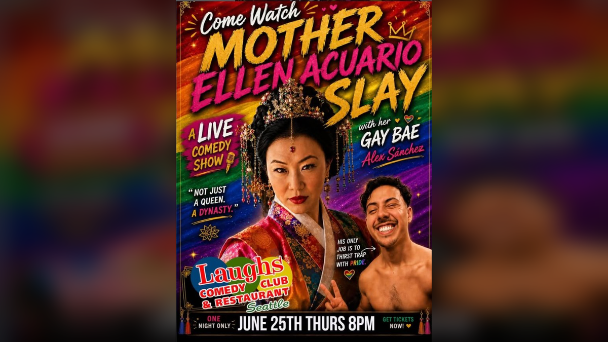 Poster for Comedy Show: Mother Ellen Acuario Slay with Her GayBae Alex Sanchez