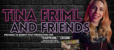 Poster for Tina Friml Disability Film Fundraiser