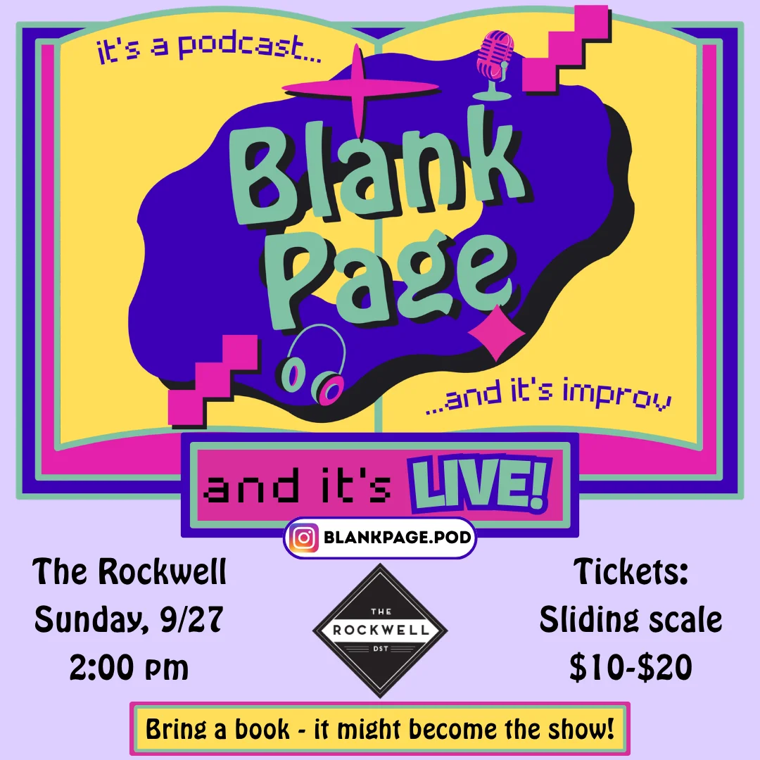 Poster for Blank Page LIVE!