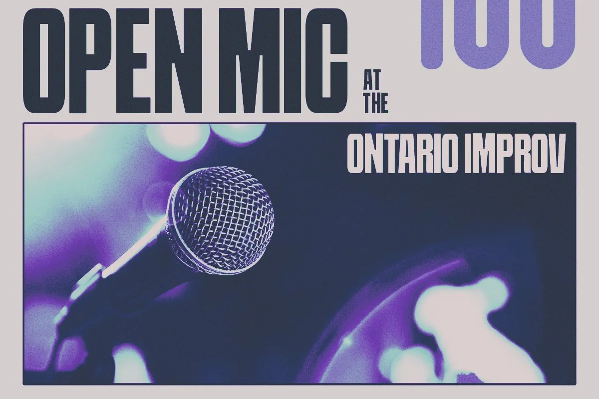 Poster for Open Mic at the Ontario Improv