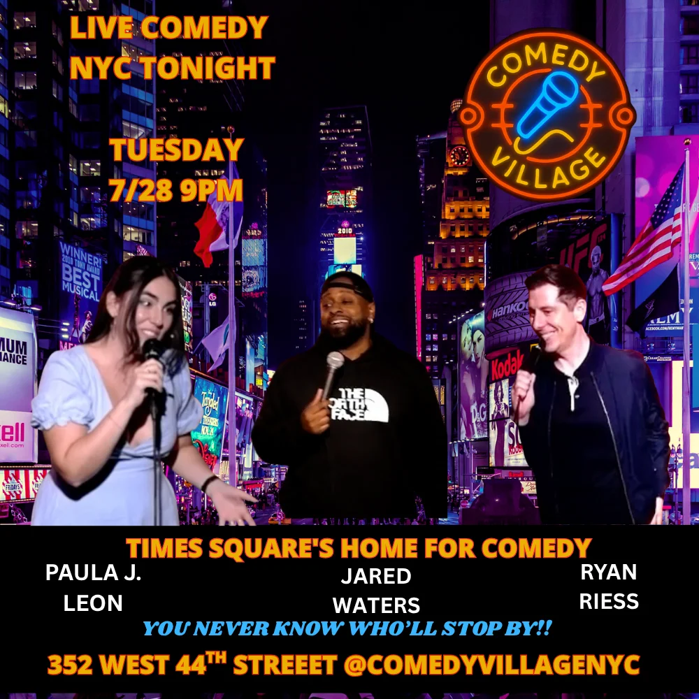 Poster for NYC Stand-Up | Tue, July 28th @9 PM