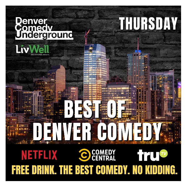 Poster for Best Of Denver Comedy Showcase! Plus Free Pizza!