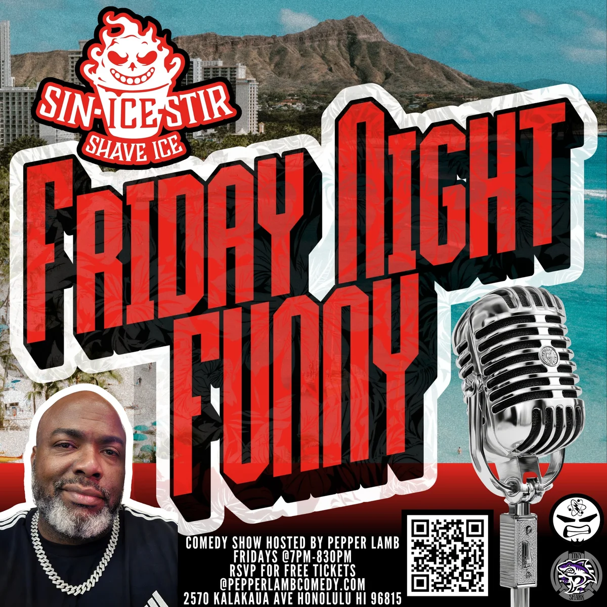 Poster for FRIDAY NIGHT FUNNY - OCT 16th - COMEDY SHOW