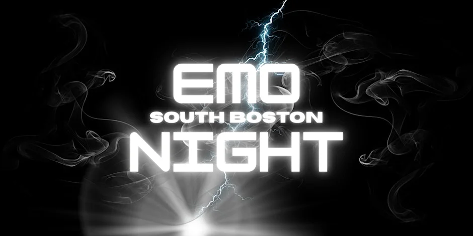 Poster for Emo Night South Boston featuring Weatherman, Head First, and So-matic