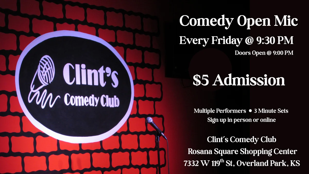 Poster for Open Mic Night