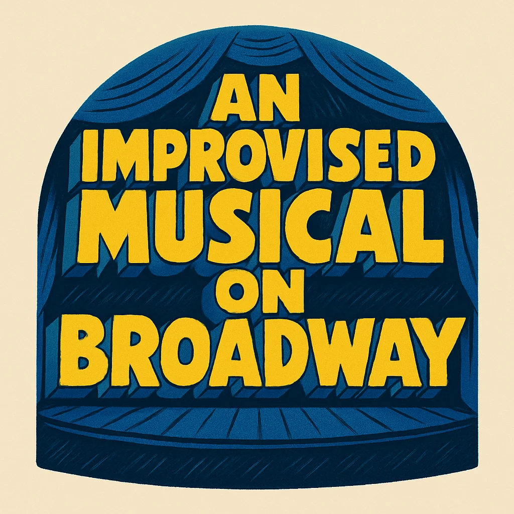 Poster for An Improvised Musical on Broadway
