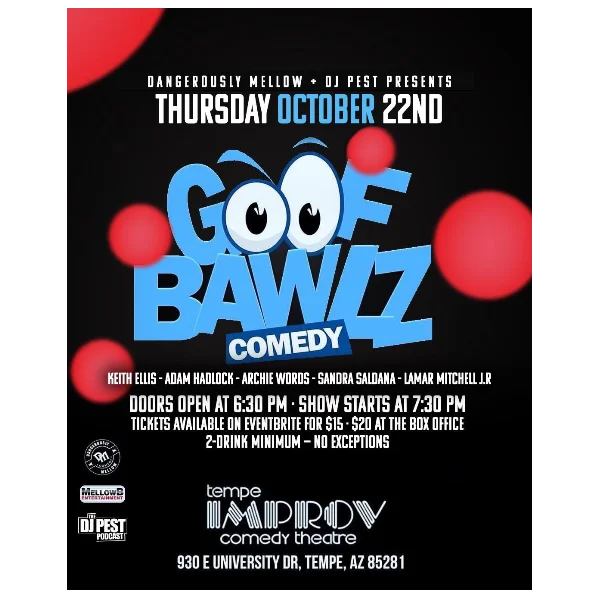 Poster for Goofbawlz Comedy