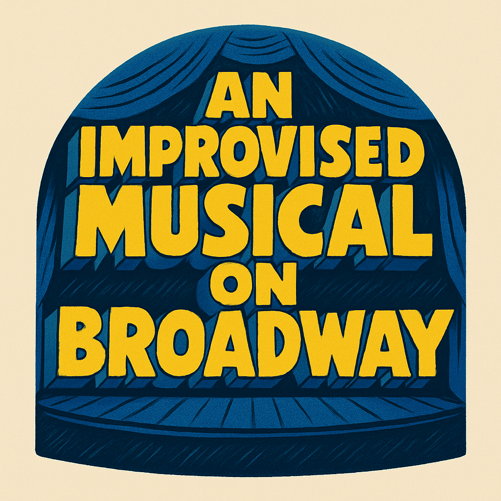 Poster for An Improvised Musical on Broadway