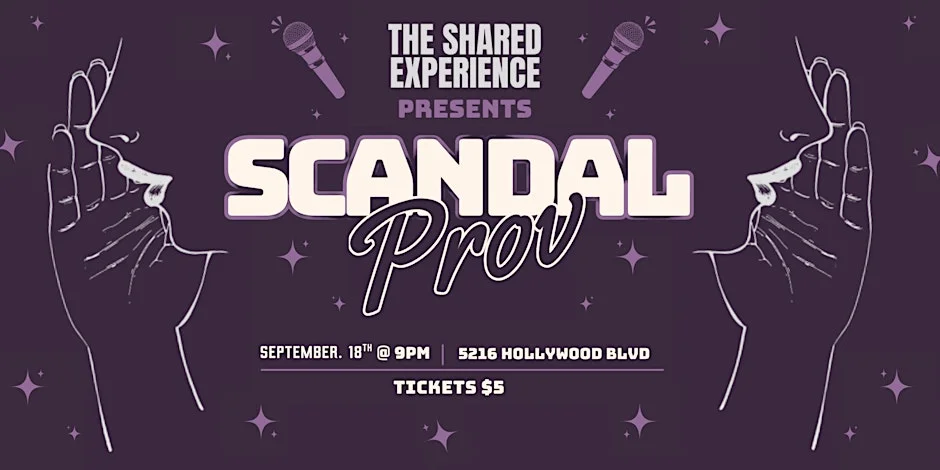 Poster for Scandal Prov: Improv Inspired by Real Life Scandals!