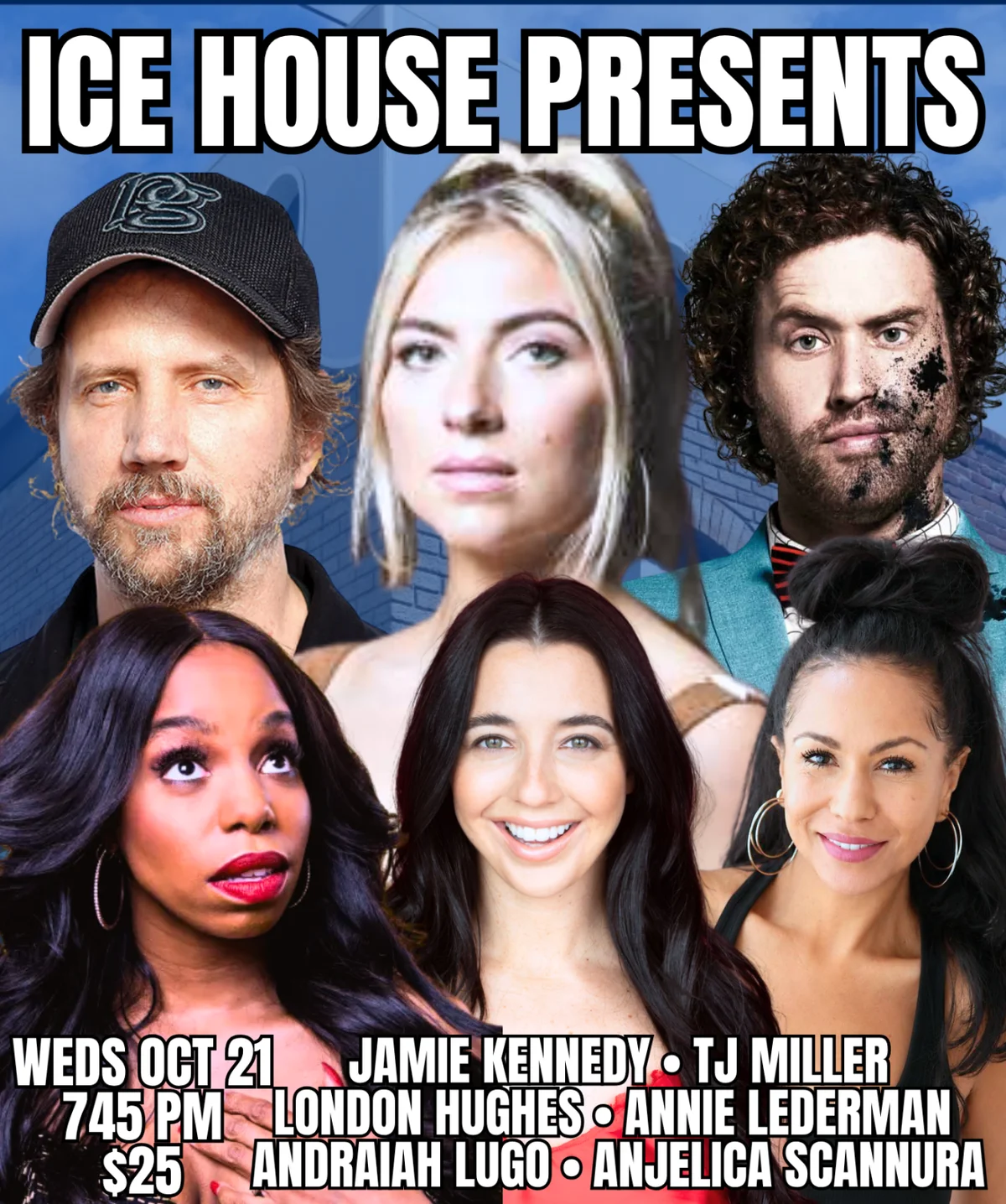 Poster for IHP: TJ Miller, Jamie Kennedy, Annie Lederman