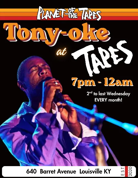 Poster for Tony-oke at Tapes