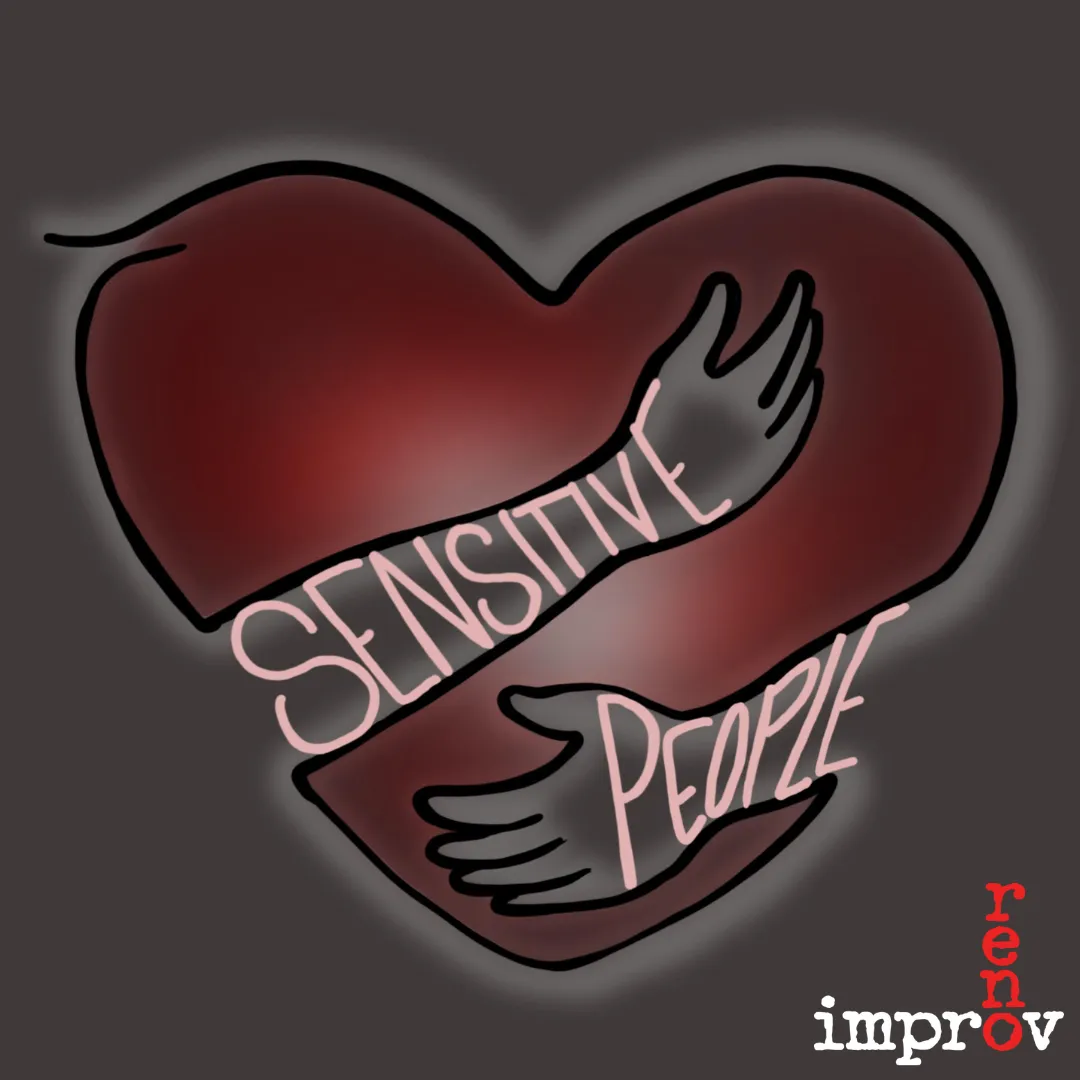 Poster for Sensitive People – Improv Show