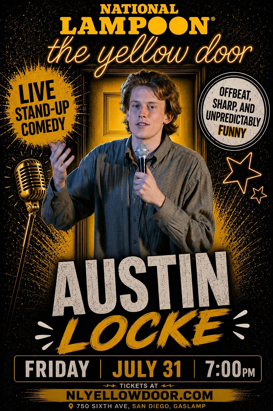 Poster for Austin Locke: Live in San Diego