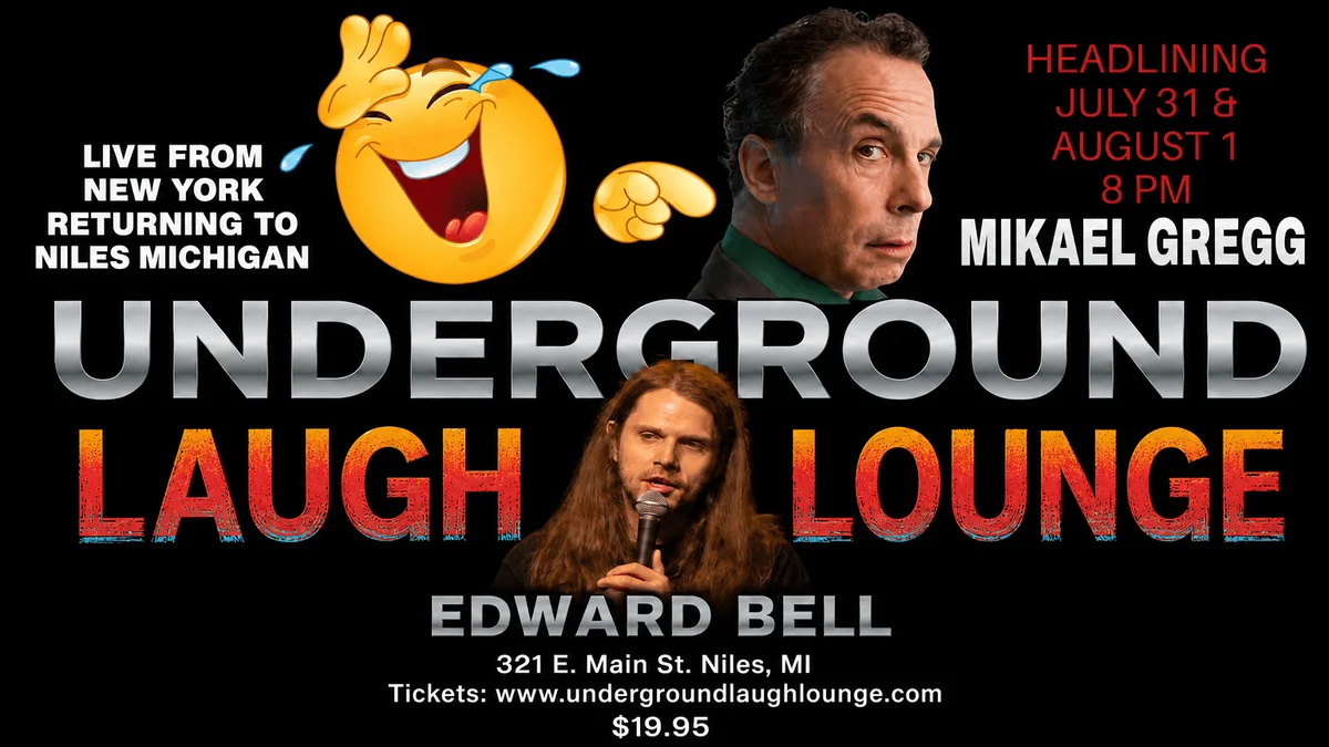 Poster for Mikael Gregg & Edward Bell Saturday 8:00 pm Show