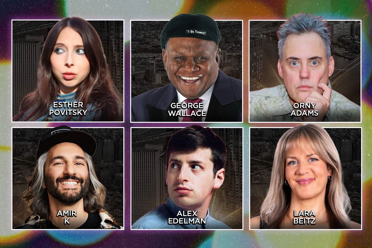Poster for Tonight at the Improv ft. Esther Povitsky, Amir K, George Wallace, Orny Adams, Alex Edelman, Lara Beitz, Jay Washington, and more TBA