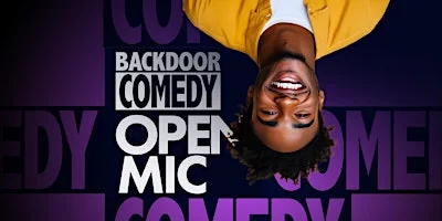 Poster for Backdoor Comedy Open Mic