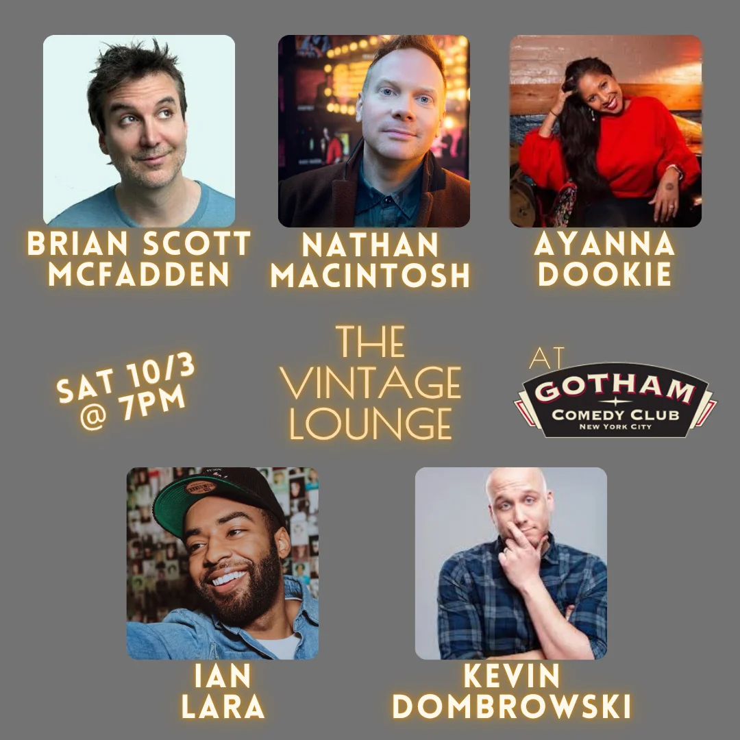 Poster for The Gotham All-Stars (The Vintage Lounge)
