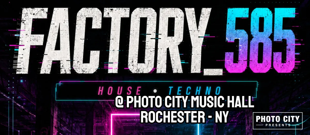 Poster for Factory_585 (house • techno) - Feat: Danny Aion, 2TIMZ, Brian Louis, Dagny, & Xom