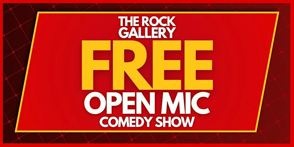 Poster for FREE Open Mic Stand-Up Comedy Show