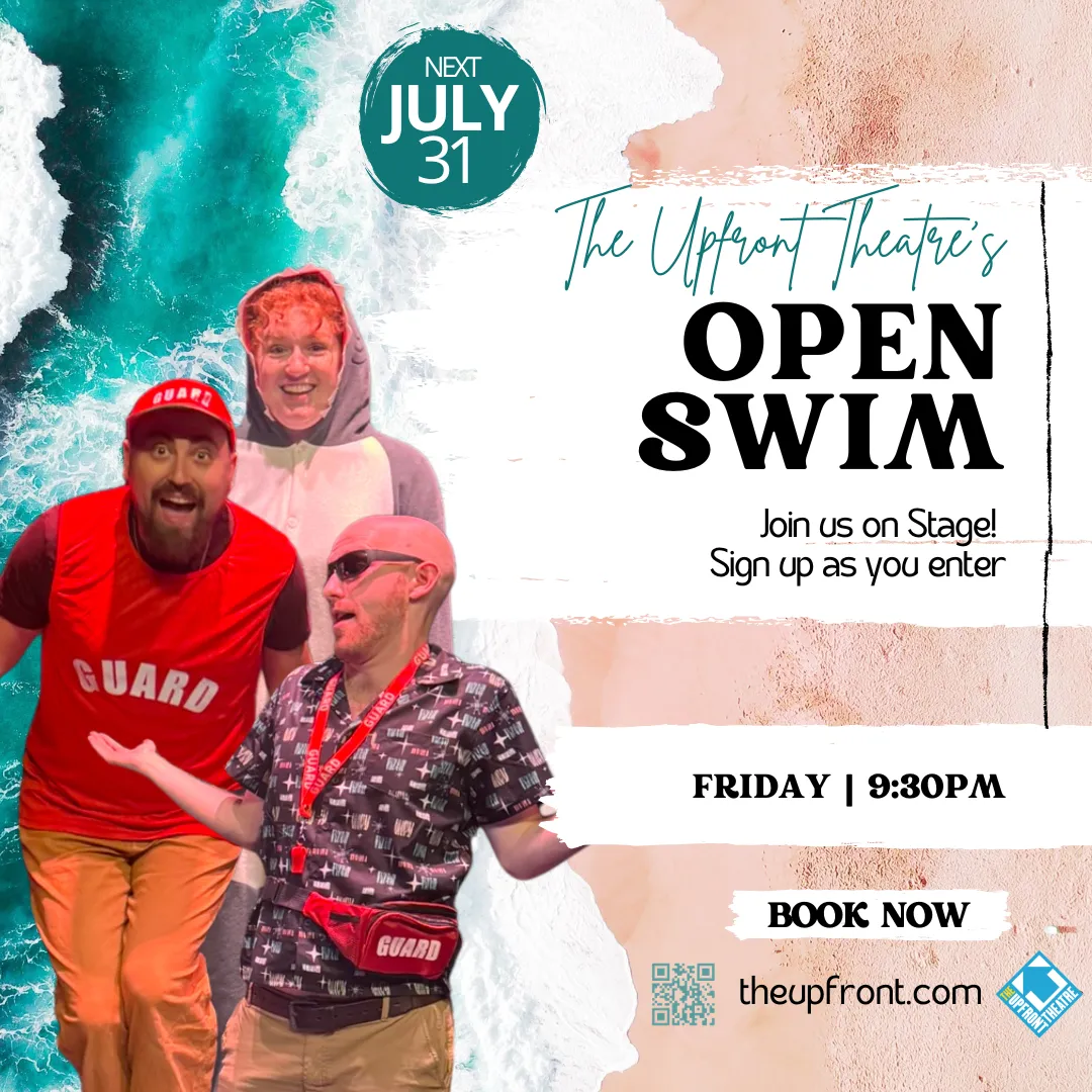 Poster for The Upfront Theatre's Open Swim