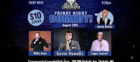 Poster for Friday Night Comedy Showcase!
