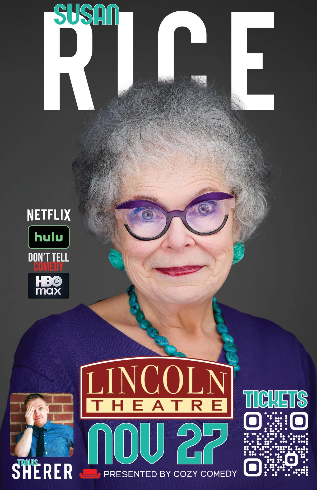 Poster for Susan Rice Live at the Lincoln Theatre!