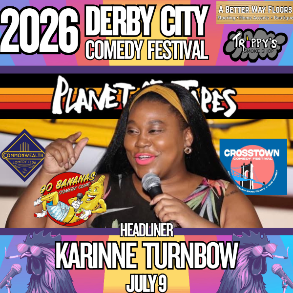 Poster for Derby City Comedy Festival Presents: Karinne Turnbow