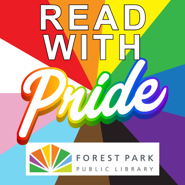 Poster for Pride Book Buzz- A Forest Park Library Event at BABS