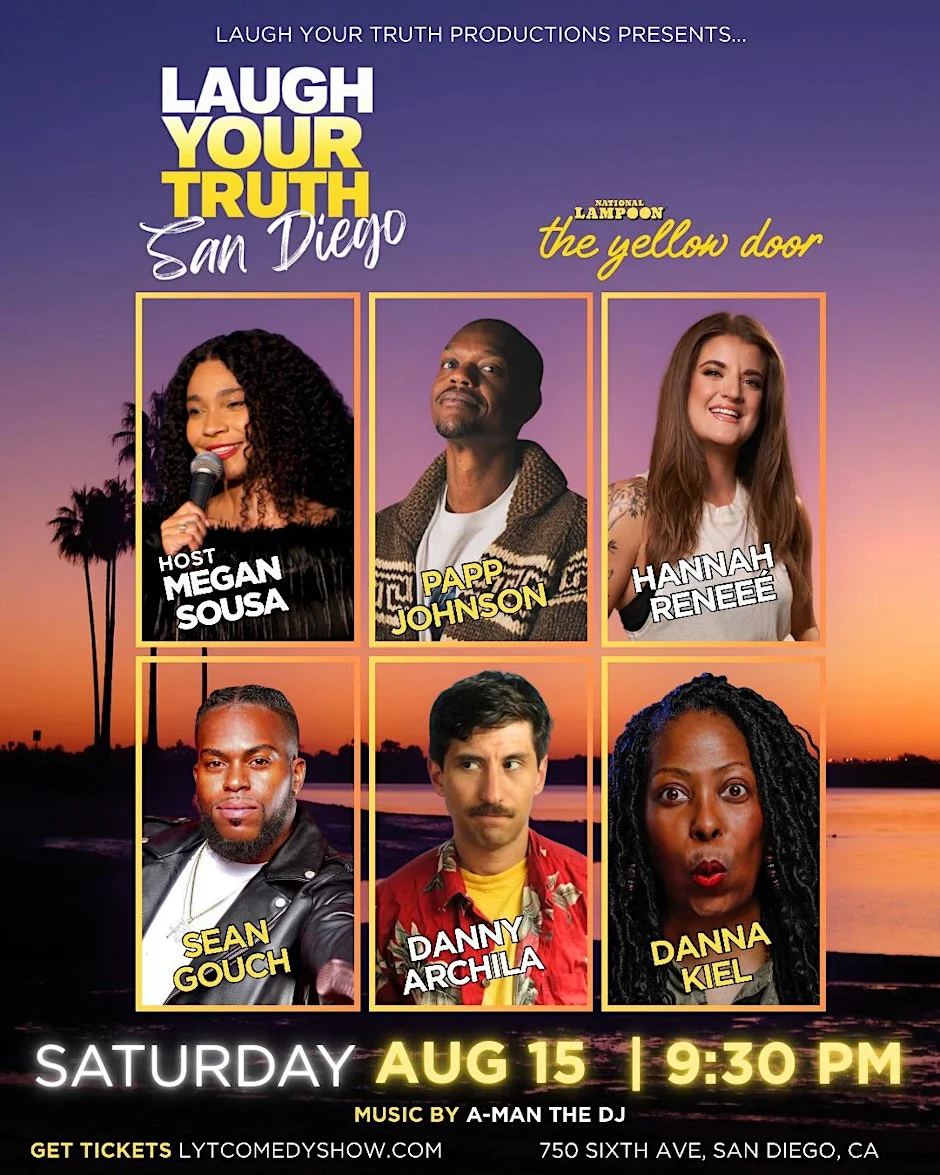 Poster for Laugh Your Truth Comedy Show - Live in San Diego