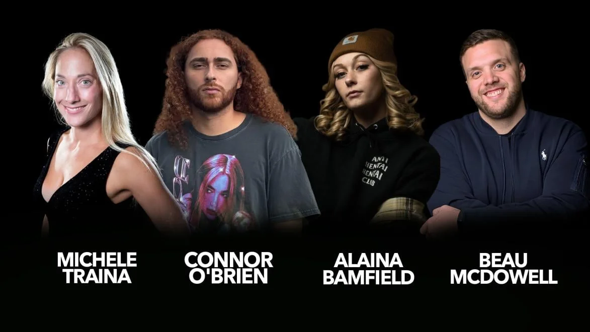 Poster for Alex Babbitt, Mia Wilson, Igor Martinez, Ben Fisher