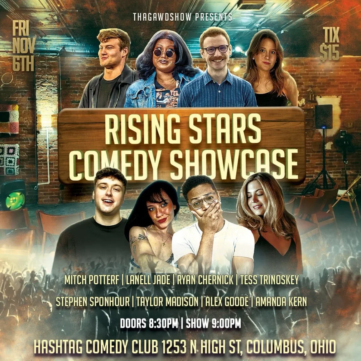Poster for Rising Stars Comedy Showcase