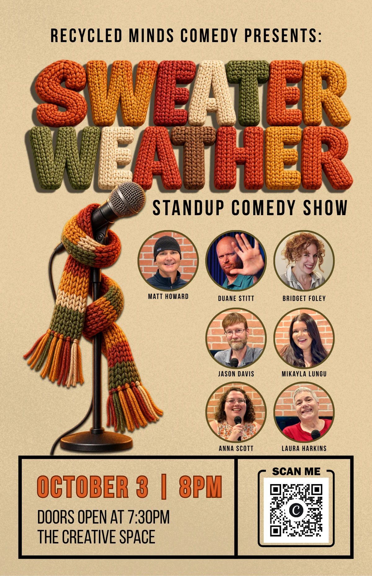 Poster for Sweater Weather Standup Comedy Show