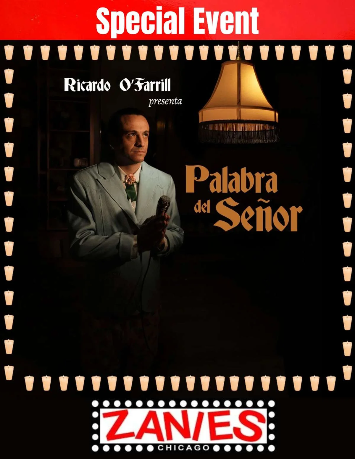Poster for Richi O’Farril, Stand- Up. Comedia en Español