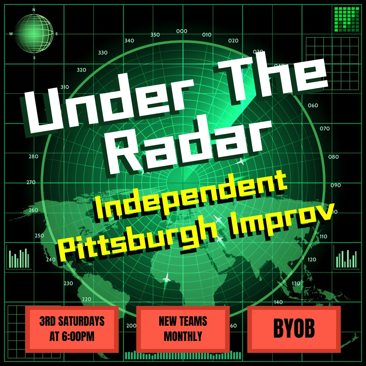 Poster for Under the Radar: Independent Pittsburgh Improv