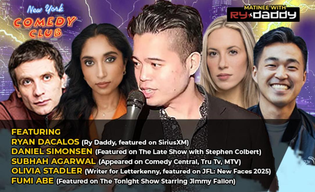 Poster for Matinee with Ry Daddy ft: Daniel Simonsen, Olivia Stadler, Subhah Agarwal, Fumi Abe, Ryan Dacalos