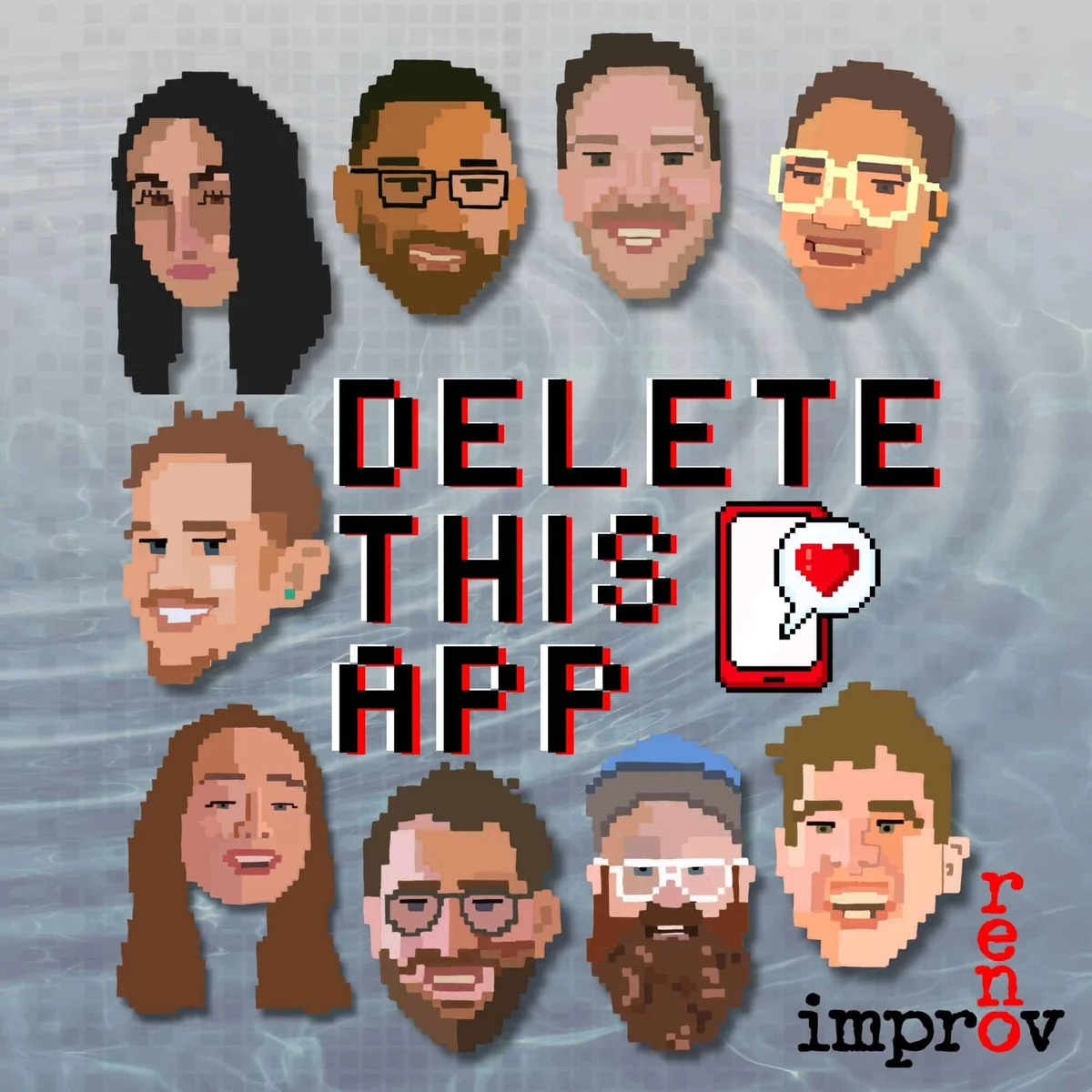 Poster for Delete This App – Improv Show