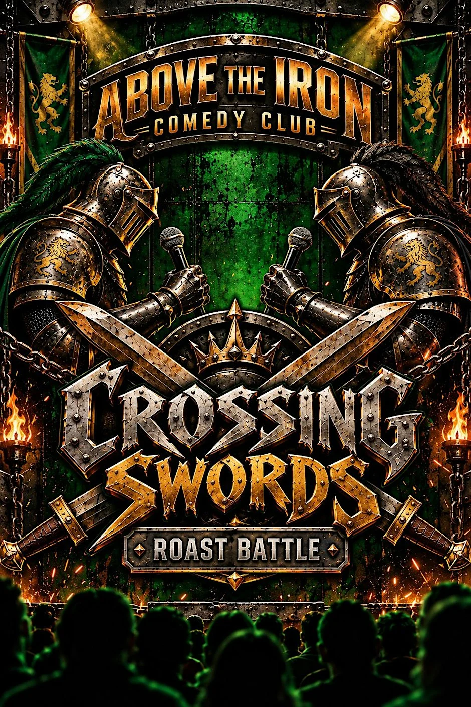 Poster for Crossing Swords: Roast Battle | Live in Menifee